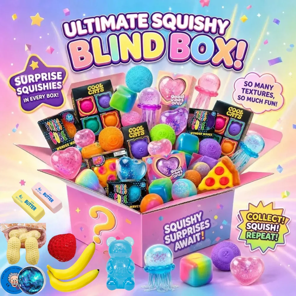 Boîte mystère Squishy, Ensembl - Party Games For Adults And Kids avis et prix